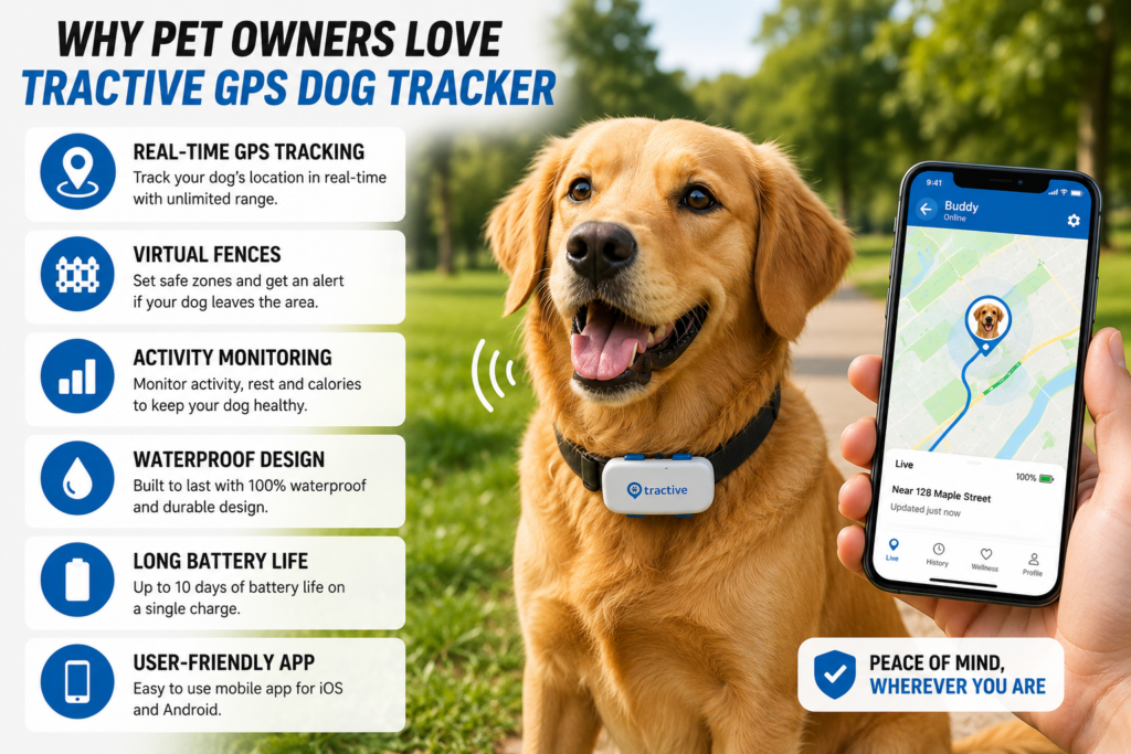 tractive GPS dog tracker