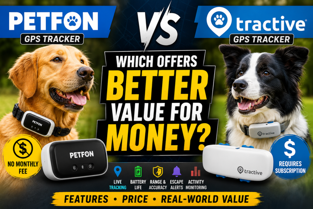 Petfon GPS Vs Tractive GPS