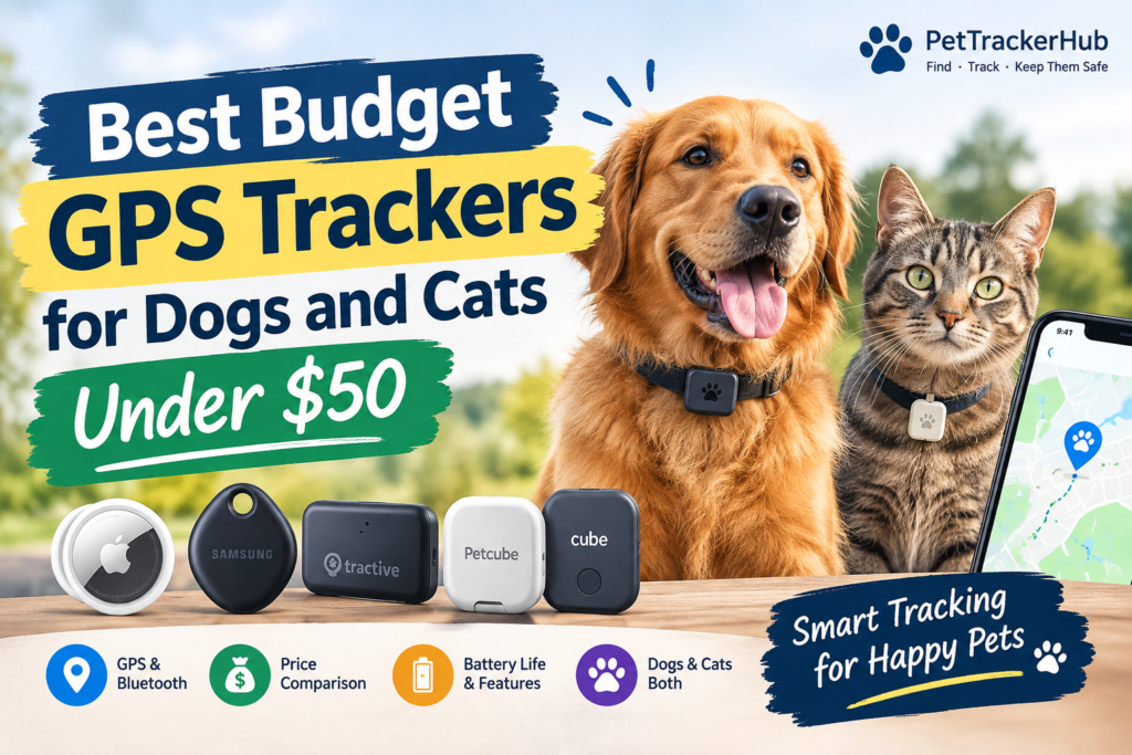 Best Budget GPS Trackers for Dogs and Cats Under $50