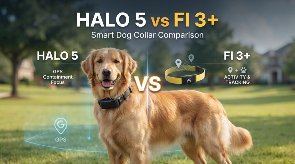 Halo Collar 5 vs Fi Series 3+