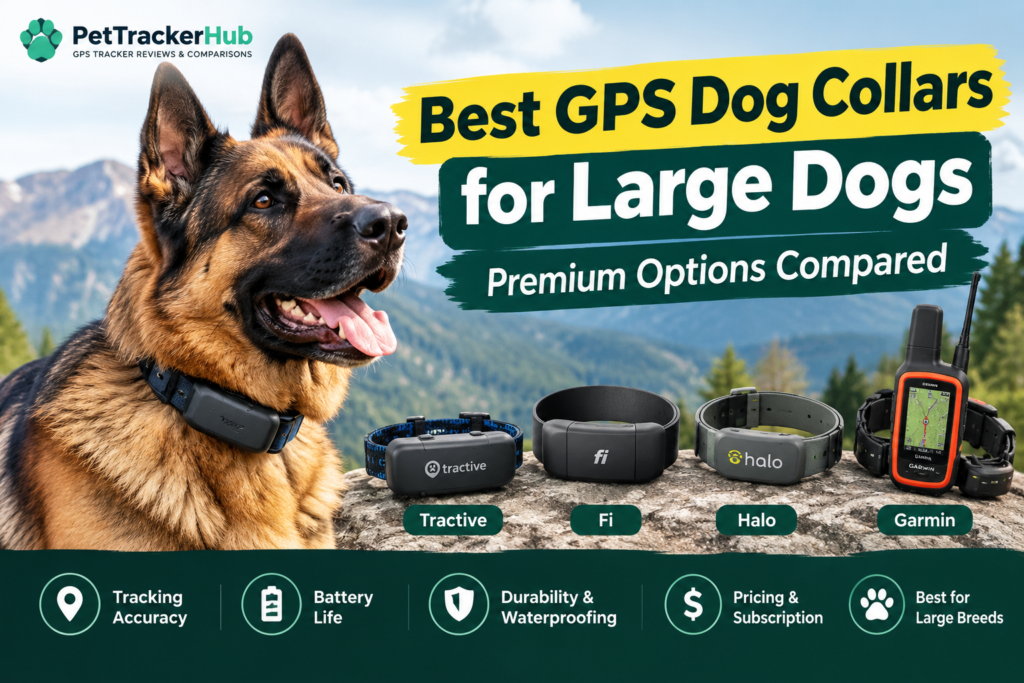 Best GPS Dog Collars for Large Dogs: Premium Options Compared