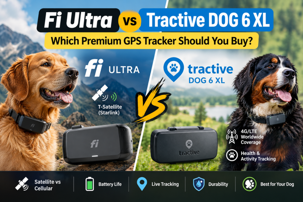Fi Ultra vs Tractive DOG 6 XL: Which Premium GPS Tracker Should You Buy?